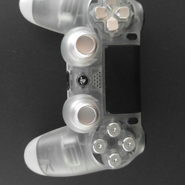 Ps4 Controller Transparent Body With Silver Button Toys Games
