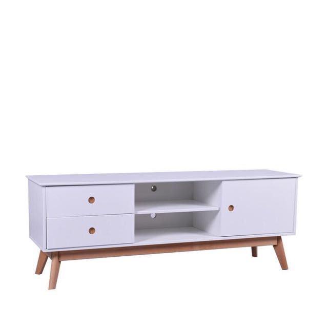 TV Console Scandinavian Wood, Furniture & Home Living, Furniture, TV
