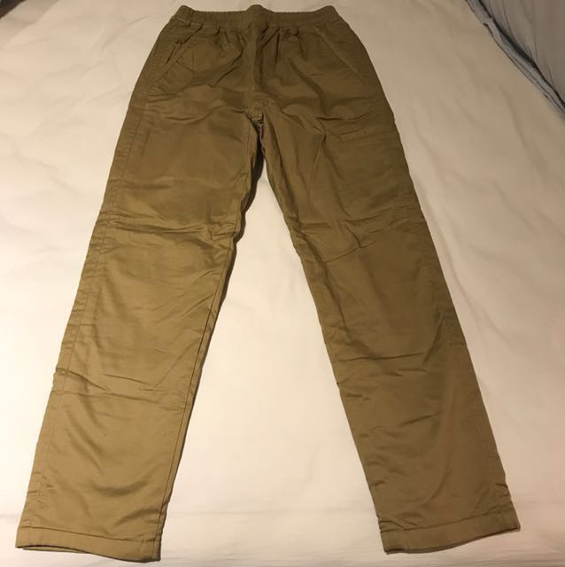 uniqlo warm lined cargo pants