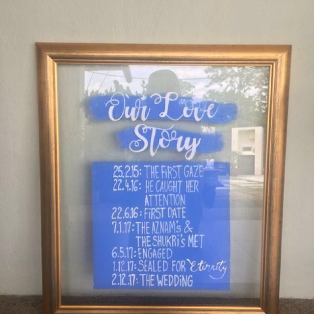Wedding Welcome Board Decor Design Craft Others On Carou Photo