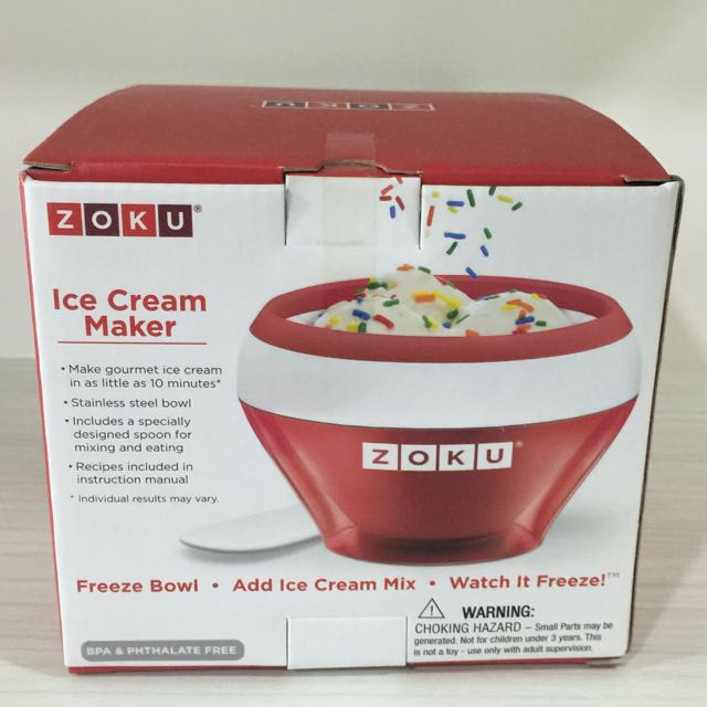 Zoku Ice Cream Maker, TV & Home Appliances, Kitchen Appliances, Ice