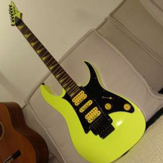 Ibanez  限量琴 RG1XXV RG 1 XXV  25th Anniversary Electric 6 String Guitar Yellow Demo