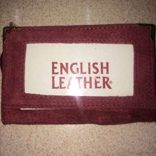 Sued card holder