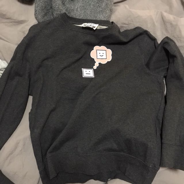 acne studios emoji sweatshirt