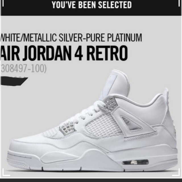 retro 4 pure white