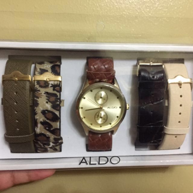Aldo watch with interchangeable straps, Women's Fashion, Watches & Accessories, on Carousell