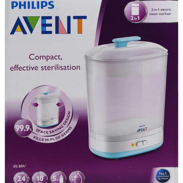 avent sterilizer 2 in 1