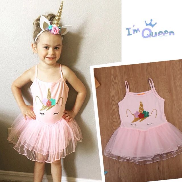 unicorn ballerina dress
