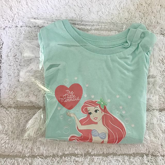 Bn Disney Baby Girl Little Mermaid Ariel Tee 6 12mths From