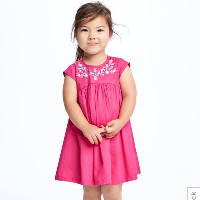 baby girl fuchsia dress