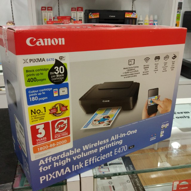 canon printer e470 setup