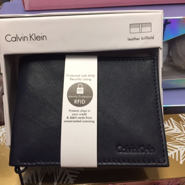 calvin klein rfid wallet