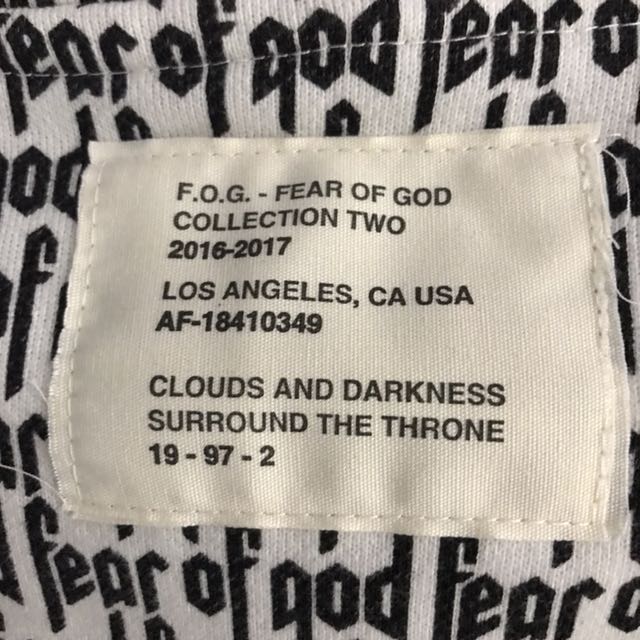 fear of god all over hoodie legit check