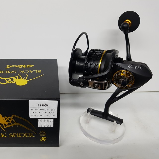 REEL GMAx BLACK SPIDER 6000, Sports Equipment, Fishing on Carousell