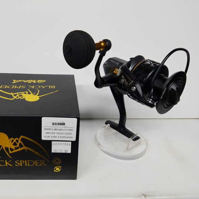 REEL GMAx BLACK SPIDER 6000, Sports Equipment, Fishing on Carousell