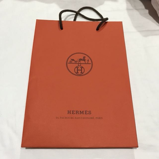 Hermes Paper Bag, Luxury, Bags & Wallets on Carousell