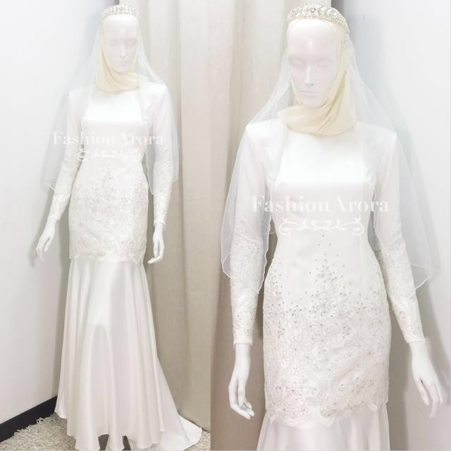 JUAL Baju Nikah Kurung Moden Fesyen Wanita Pakaian 