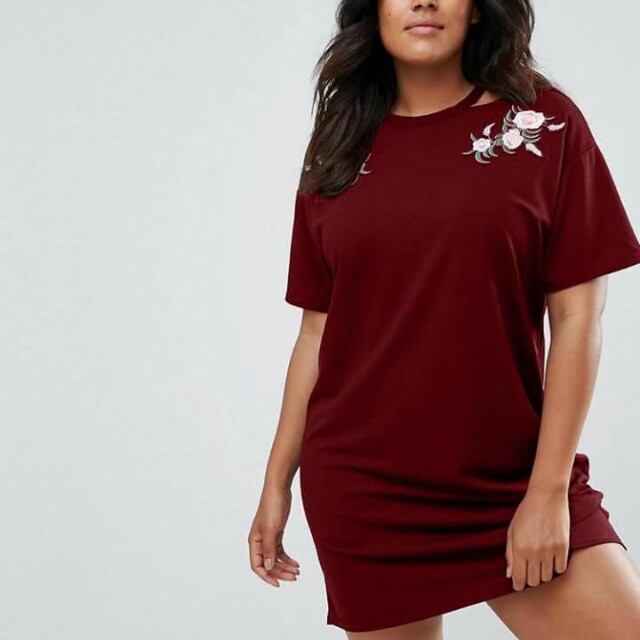 cotton tee shirt dress plus size