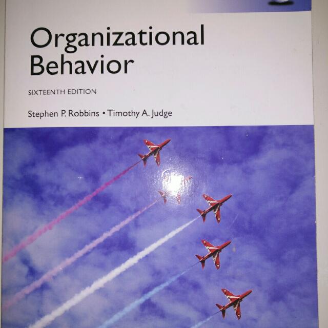 Organisational Behaviour 16th Edition Books Stationery