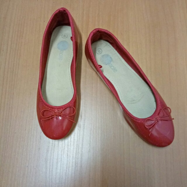 red doll shoes
