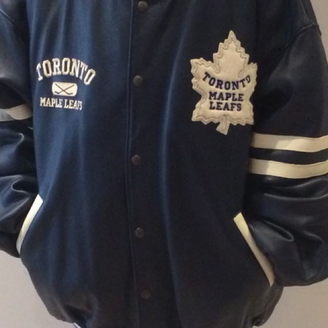 Lot Detail - Toronto Maple Leafs Roots Leather Jacket
