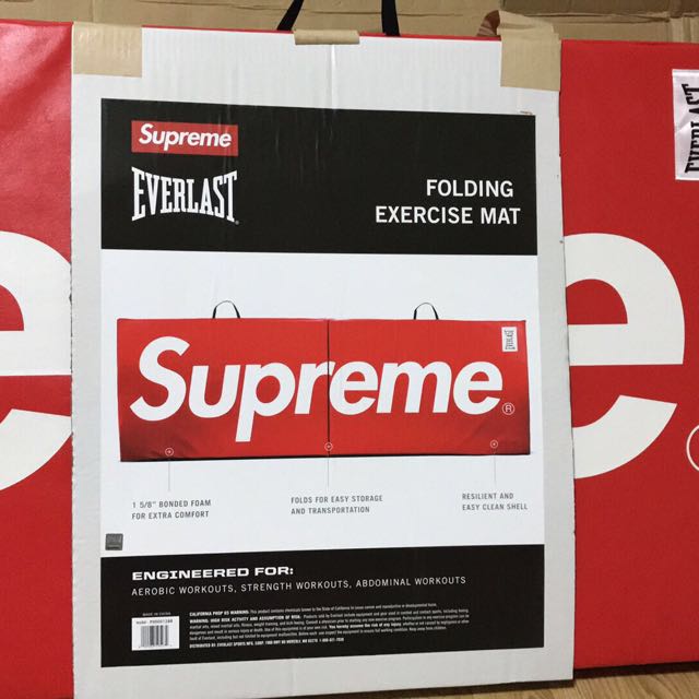 Supreme Everlast Exercise Folding Mat Sports Equipment Exercise Fitness Exercise Mats on Carousell