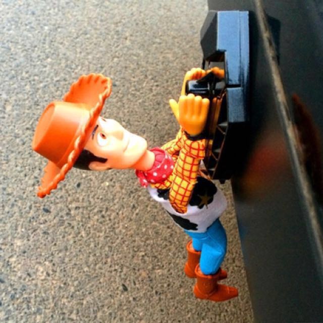 rille Uanset hvilken Pind Toy Story Classic “Hang On Woody!” Car / Bike Bumper Fun Accessory, Hobbies  & Toys, Toys & Games on Carousell