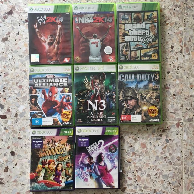 Xbox 360 games clearance