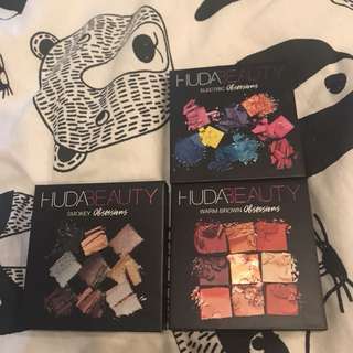 Huda Beauty Eyeshadow Palettes in Warm Brown, Electric and Smokey