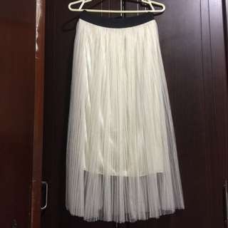 CINDERELLA tulle pleated skirt