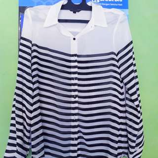 Stripe Blouse by The Executive