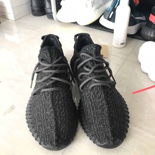 Adidas Yeezy Boost 350 Pirate Black 2016 Men S Fashion Footwear On Carousell