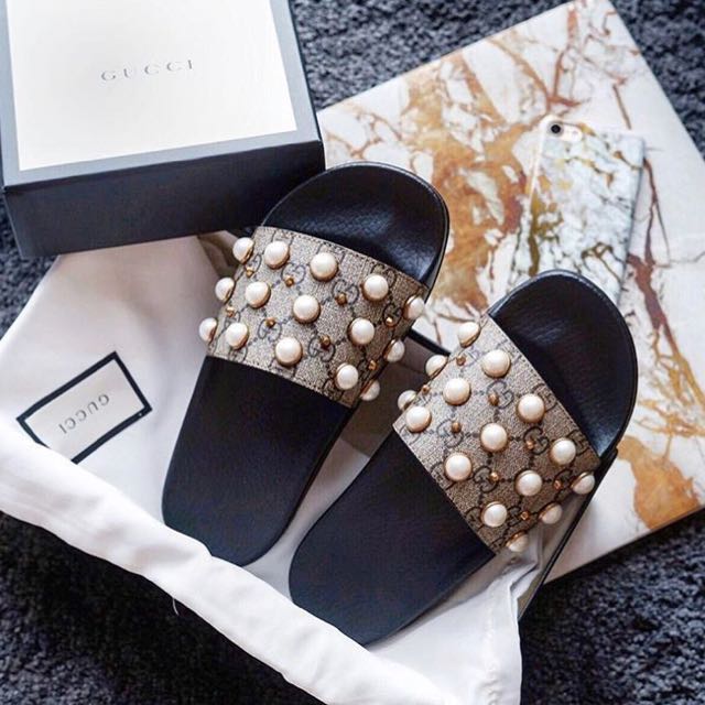Pearl clearance slides gucci