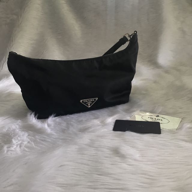 Authentic Prada BR1267 Pochette, Luxury, Bags & Wallets on Carousell