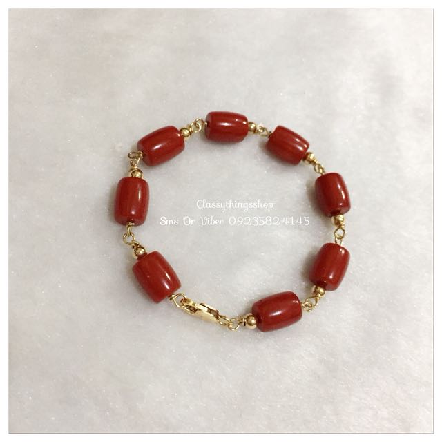 Red coral bracelet for baby hot sale