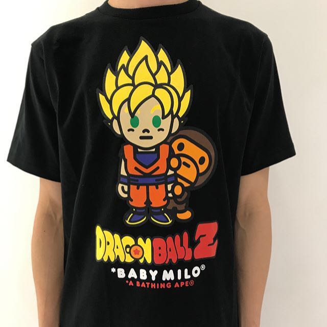 Bape X Dragon Ball Z Tee 1 Men S Fashion Clothes On Carousell