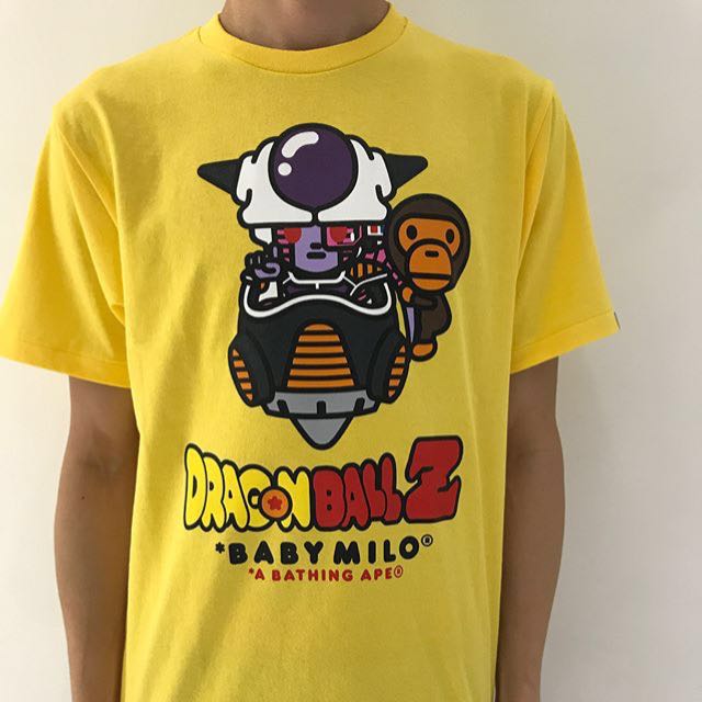 Bape X Dragon Ball Z Tee 4 Men S Fashion Clothes On Carousell