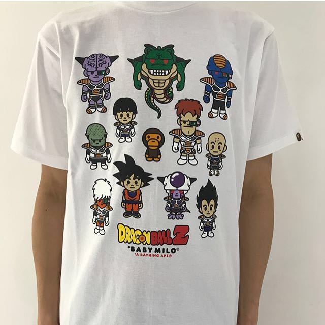 Bape X Dragon Ball Z Tee 7 Men S Fashion Clothes On Carousell