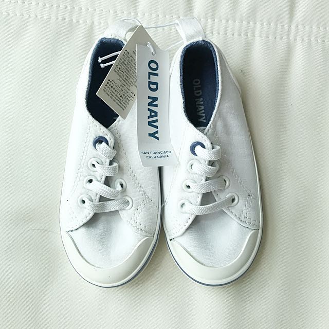 old navy white sneakers
