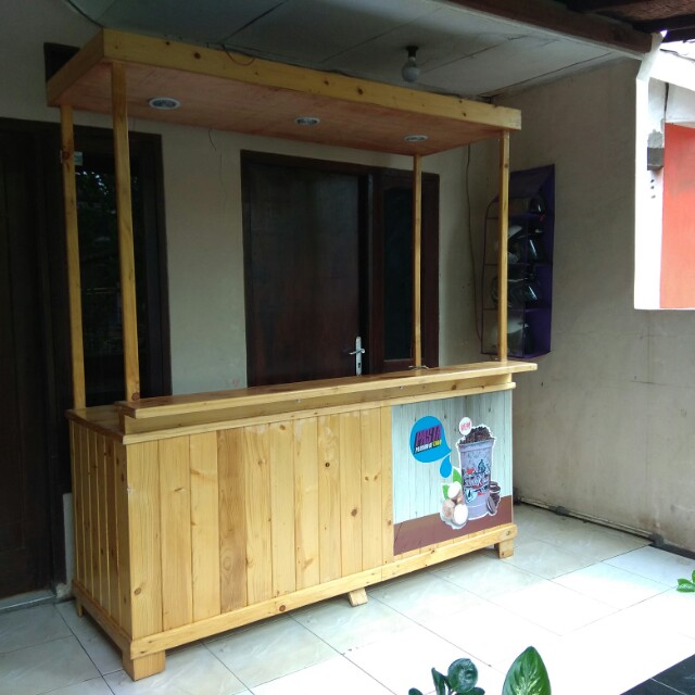 Booth gerobak minuman kayu  Kitchen Appliances  on 