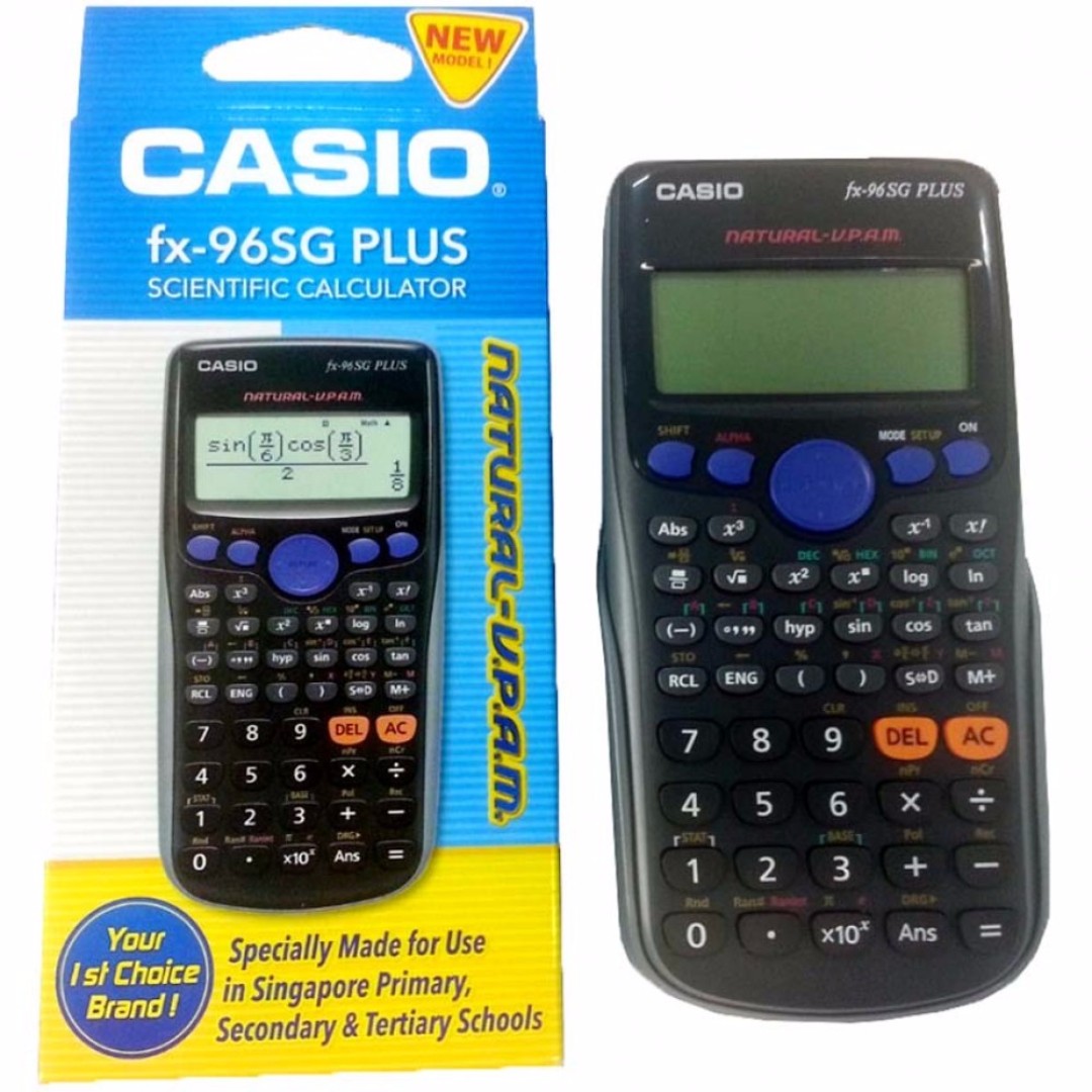 Casio Scientific Calculator fx-96SG PLUS 10+2 Digits, Computers & Tech ...