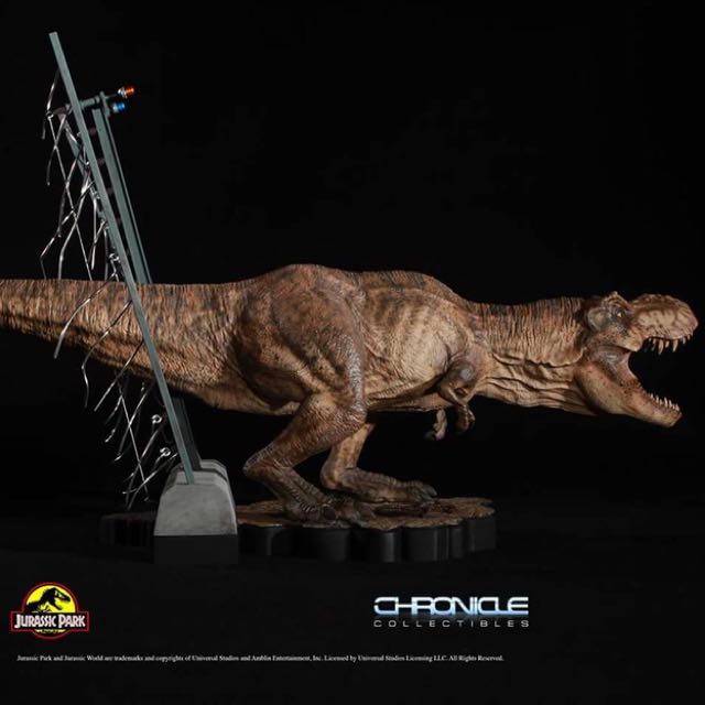 T rex breakout outlet statue