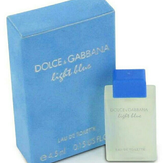 Dolce and gabbana hot sale light blue travel spray