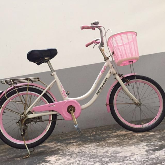 girls bicycle with basket