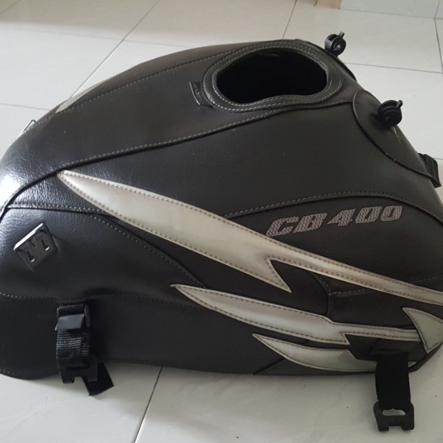 Honda CB400 Motor Tank Protector Leather / Tank bag, Car 