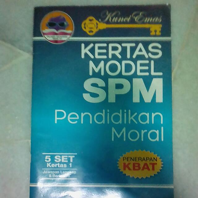 Kertas Model Spm Pendidikan Moral Hobbies And Toys Books And Magazines Textbooks On Carousell 