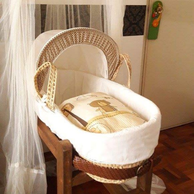 kinder valley teddy in the park moses basket