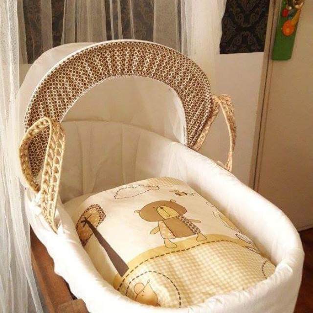 kinder valley teddy in the park moses basket