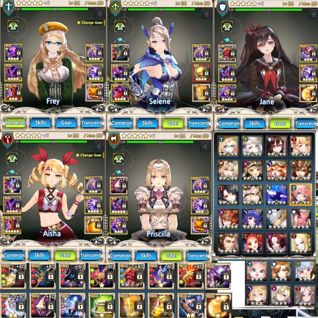 Kings Raid Team Level 85 (US)