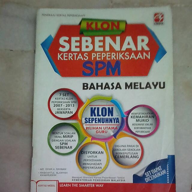 Klon Kertas Spm Bahasa Melayu Textbooks On Carousell